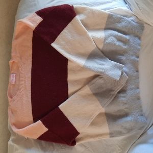 Pink Lily M Multi Color Striped Sweater